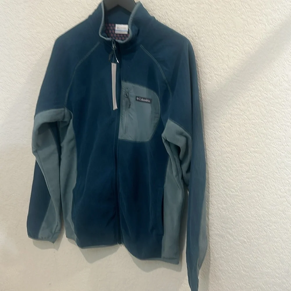 Columbia Men’s medium zipper sweater NWT